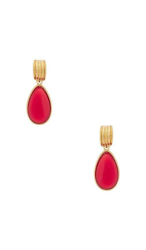 Hoop Tear Drop Earrings Product Image