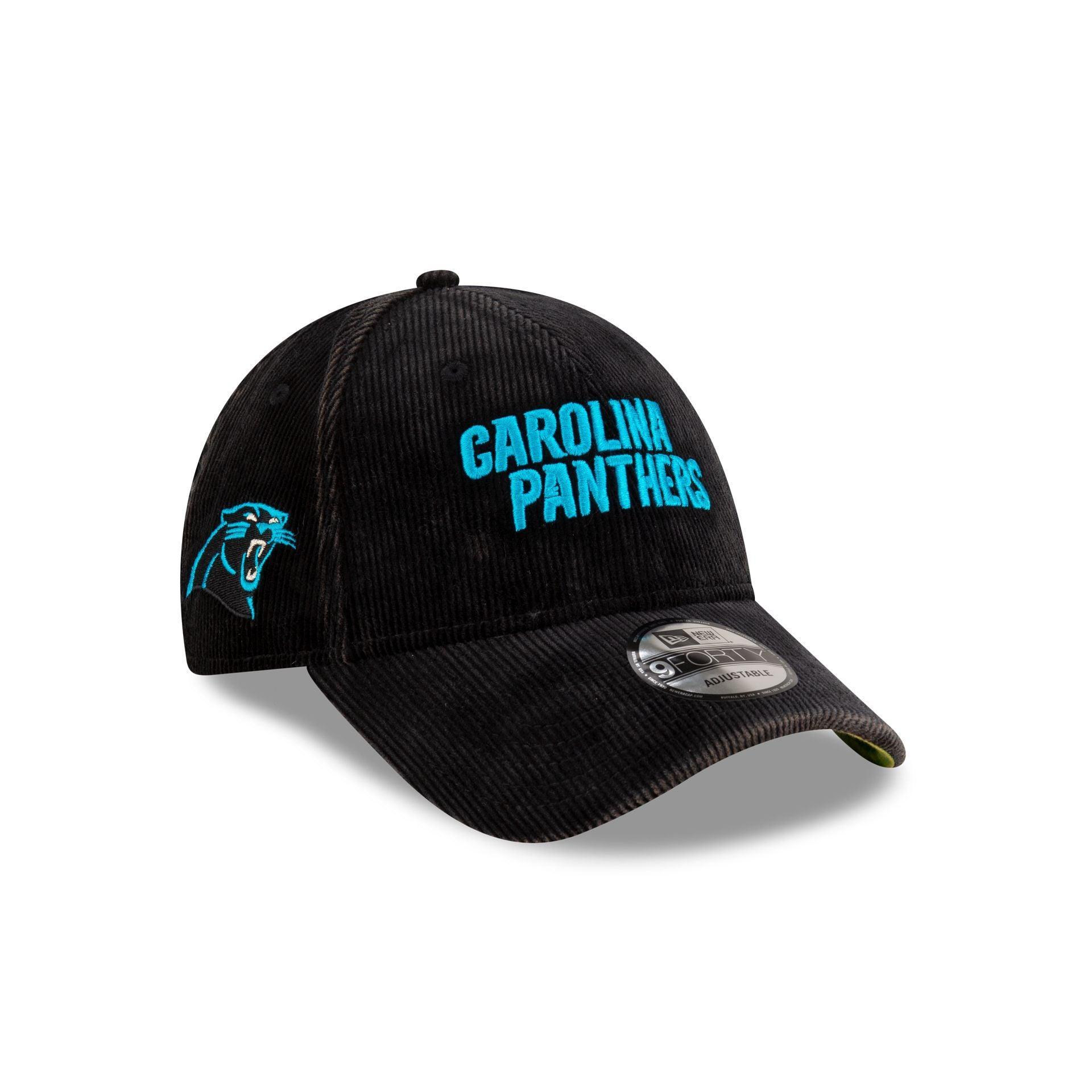 Carolina Panthers Washed Cord 9FORTY Adjustable Hat Male Product Image