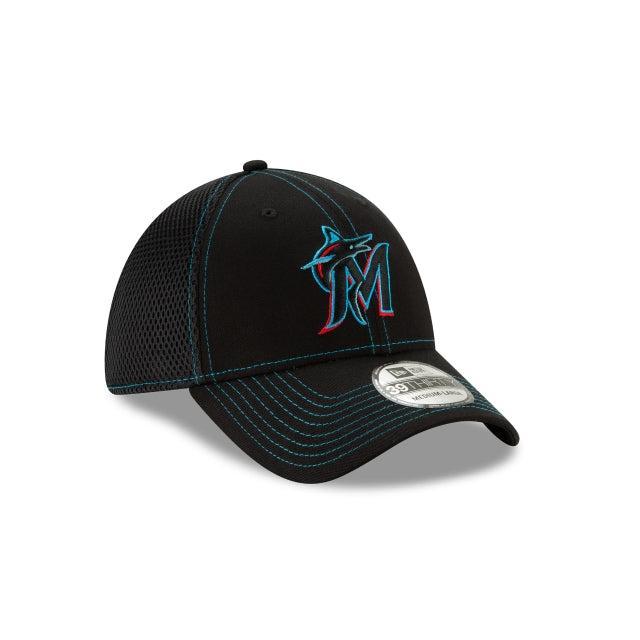 Miami Marlins NEO 39THIRTY Stretch Fit Hat Male Product Image