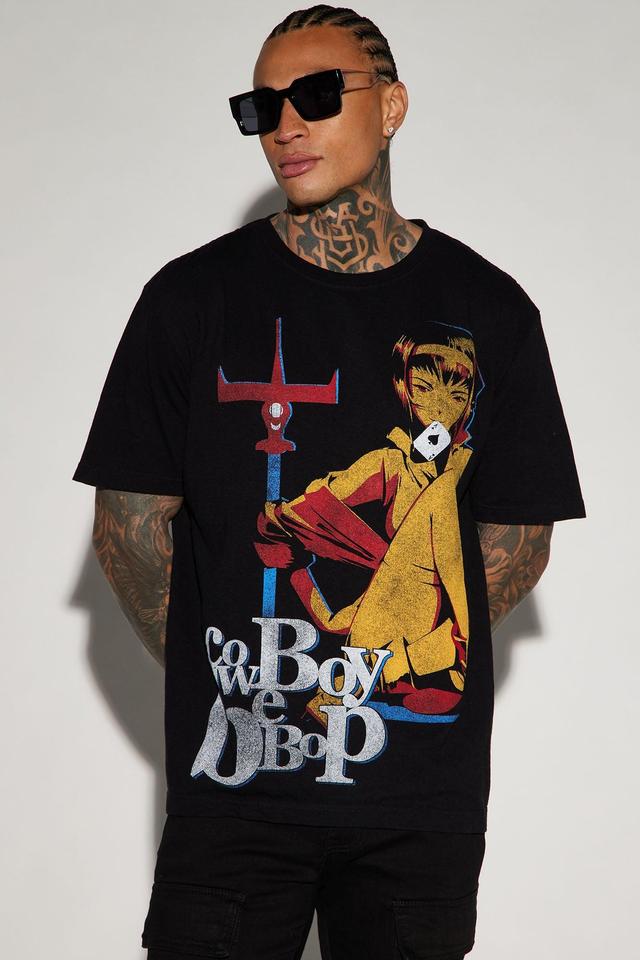 Cowboy Bebop Ace Of Spades Short Sleeve Tee - Black Product Image