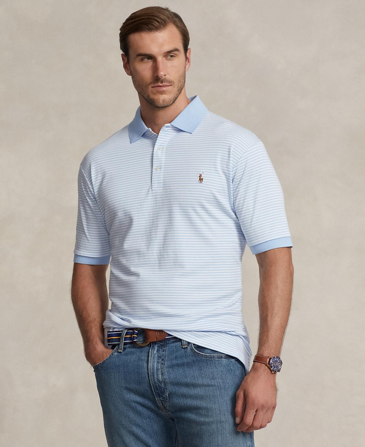 Polo Ralph Lauren Big  Tall Classic Fit Short Sleeve Striped Polo Shirt Product Image