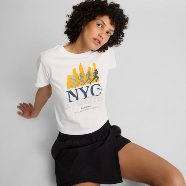 NYC Long Run Women's Cropped Tee Product Image