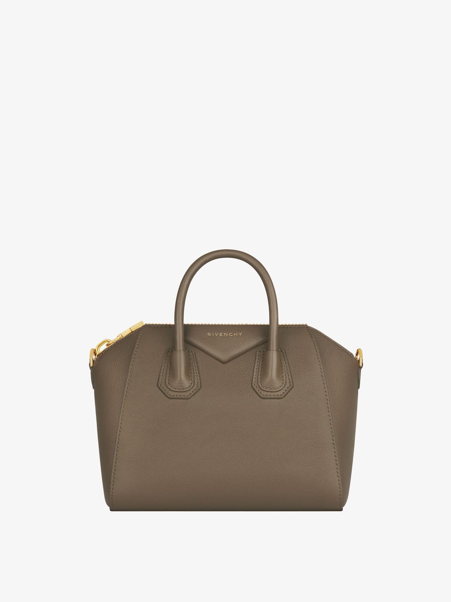 Small Antigona bag in grained leather Product Image