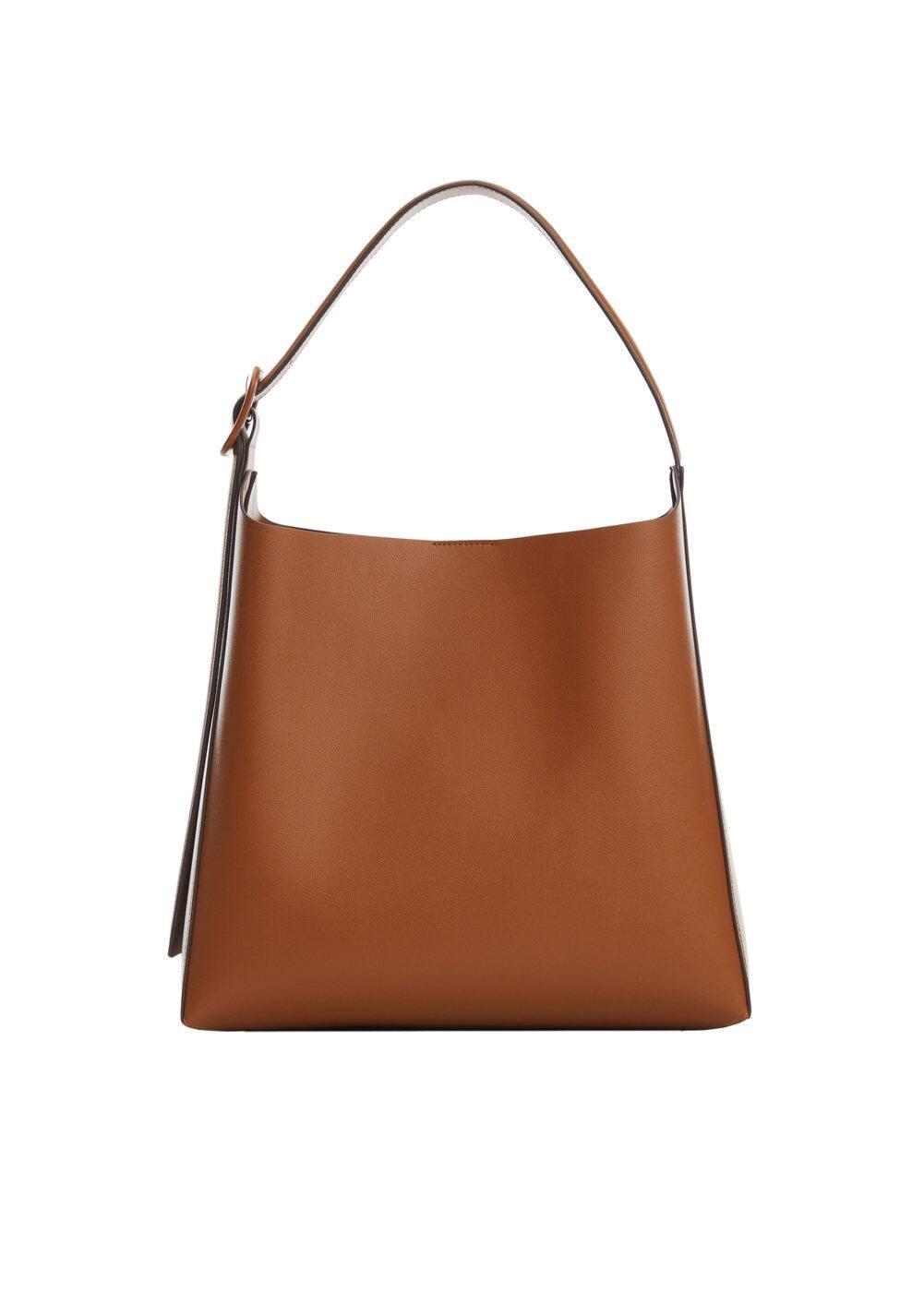 MANGO - Shopper bag with buckle - One size - Women Product Image