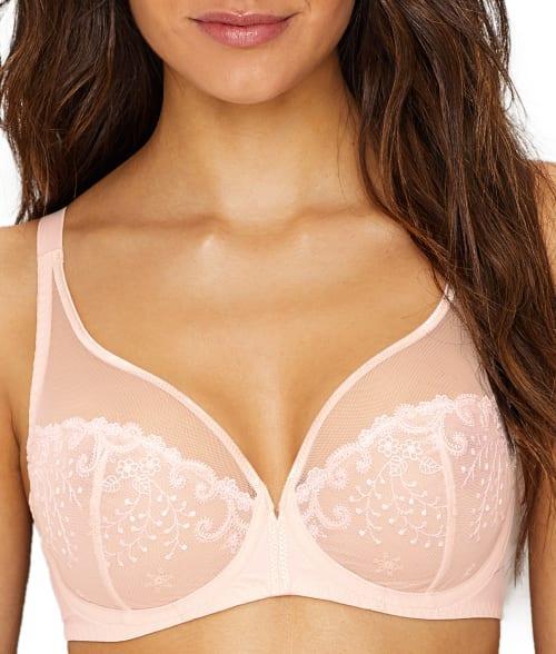 Simone Perele Unlined Sheer Embroidered Plunge Bra Product Image