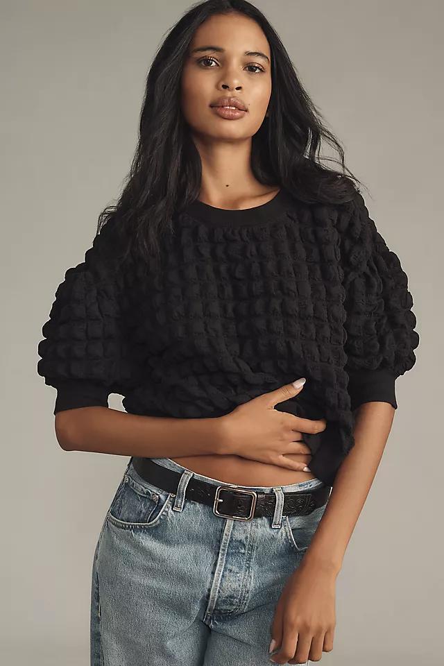 Maeve Puff-Sleeve Bubble Top Product Image