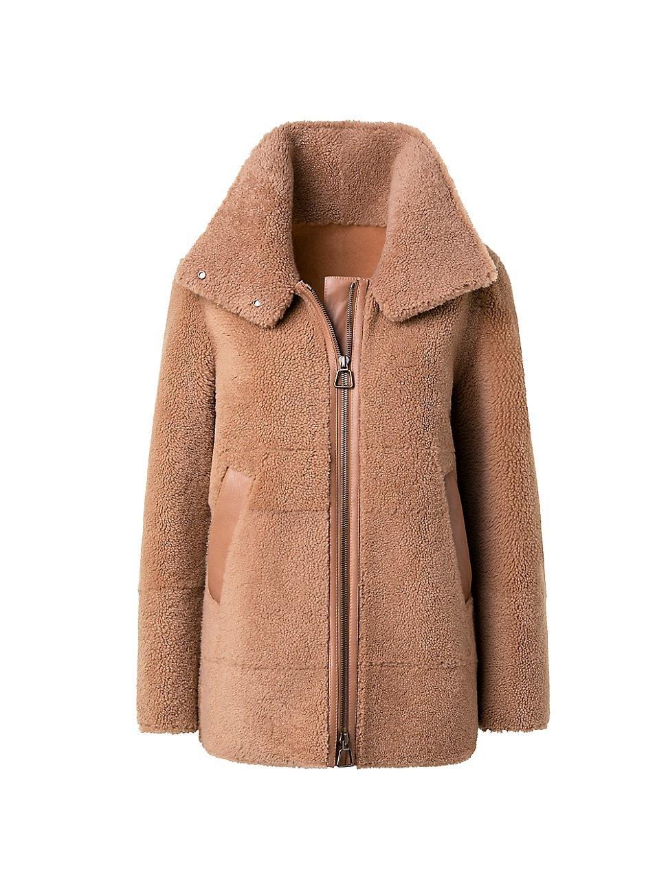 Akris Reversible Lambskin & Genuine Shearling Coat product image