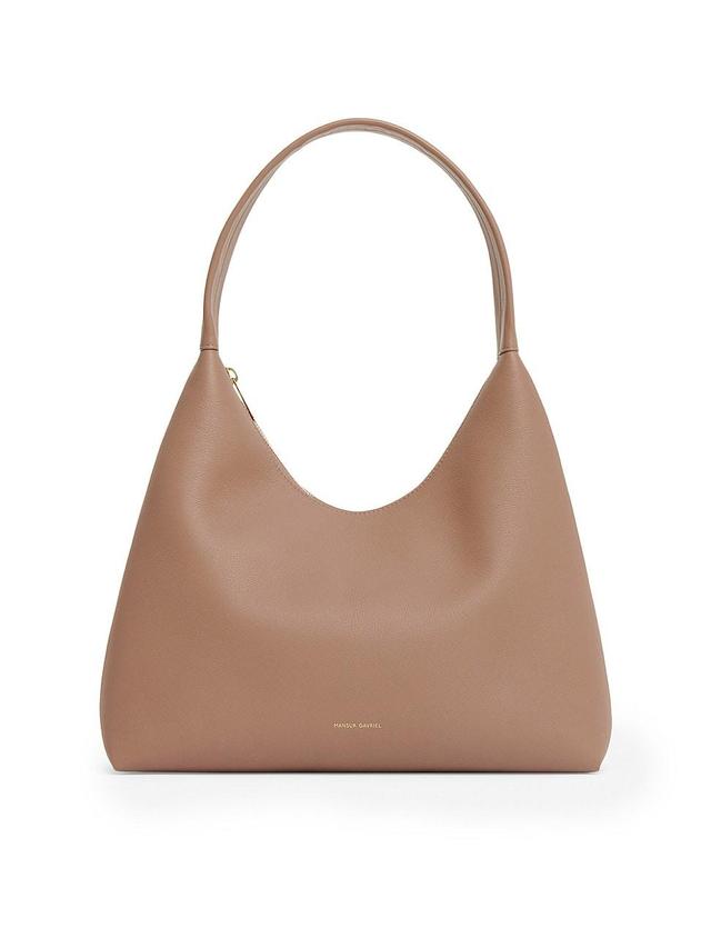 Mansur Gavriel Candy Pebbled Leather Shoulder Bag Product Image