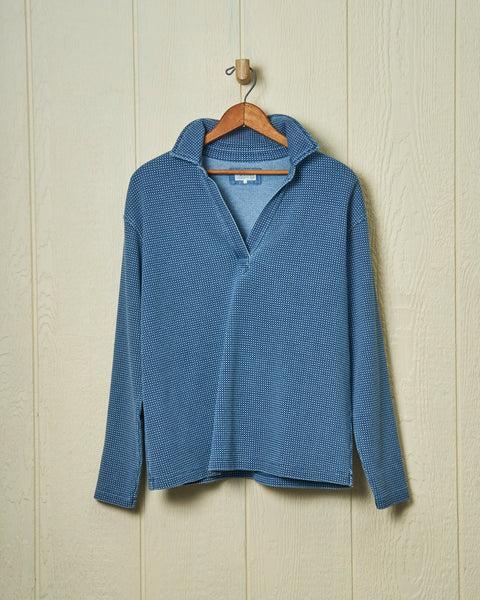 Indigo Inlet Pullover in Birdseye Pique Product Image