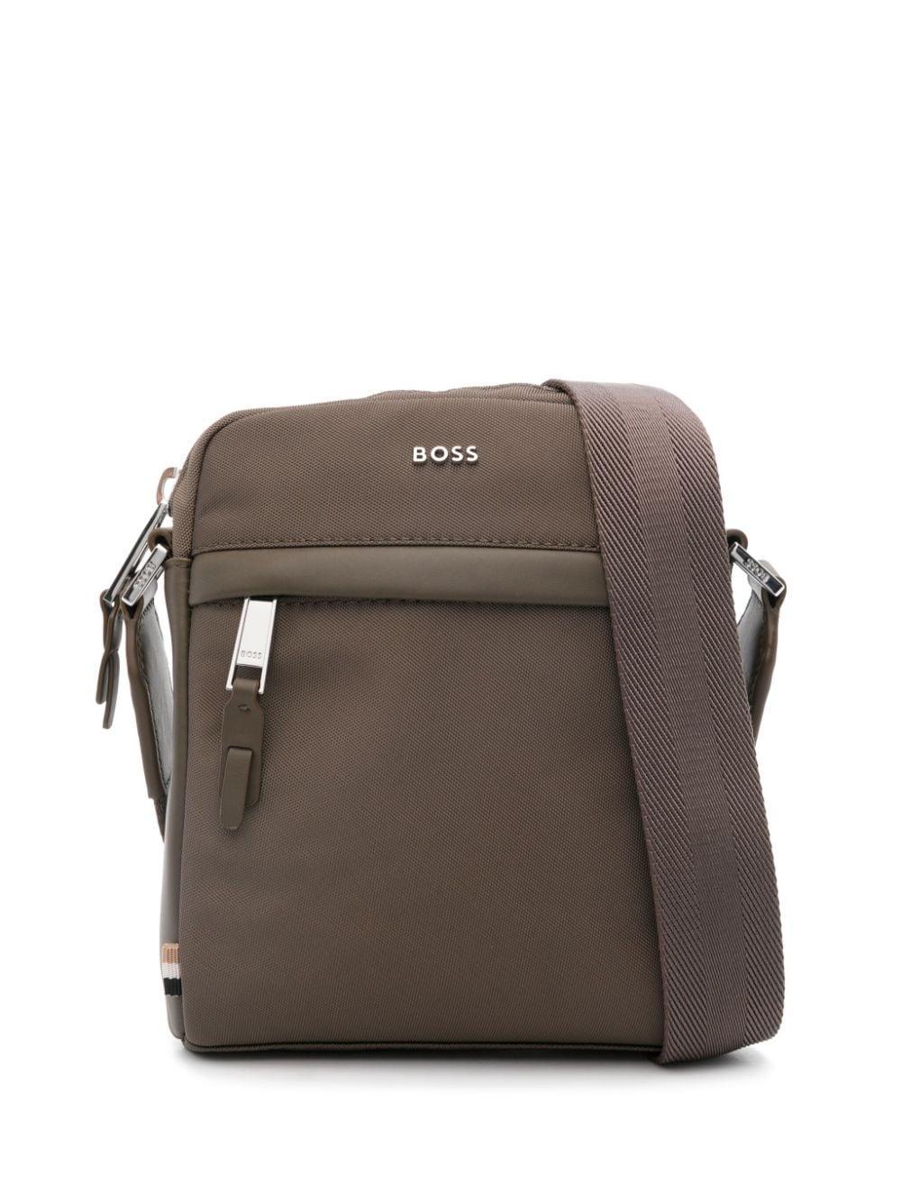 Brown Canvas Bag In 361-open Green Product Image