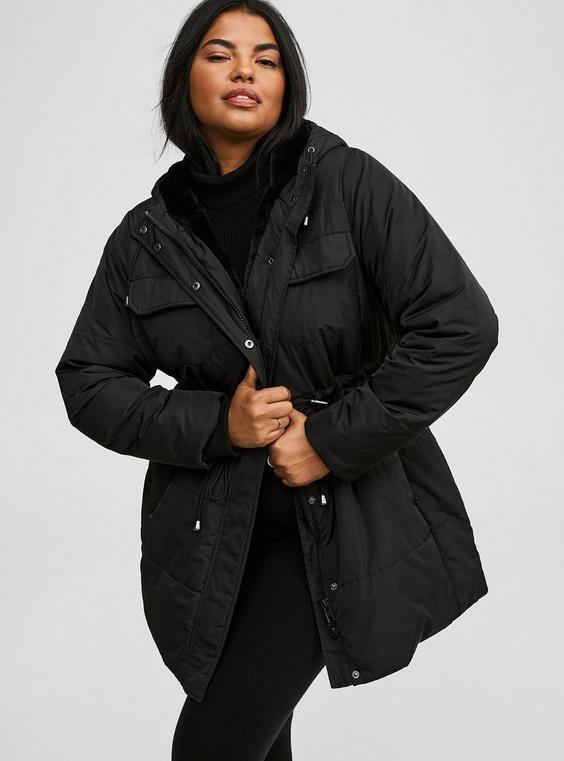 Fur Lined Parka Product Image