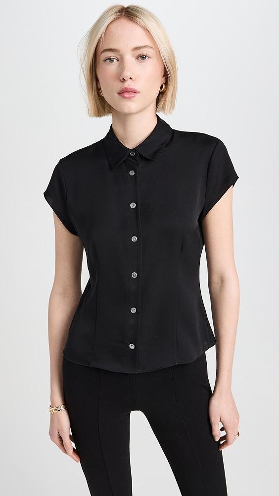 Theory Cap Sleeve Blouse | Shopbop Product Image