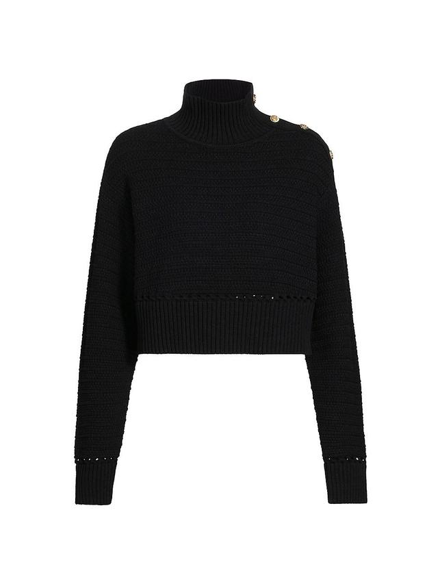 Womens Ginny Cotton Knit Long-Sleeve Sweater Product Image