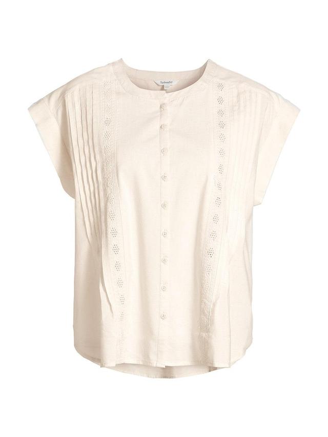 Womens Paloma Lace Blouse Product Image