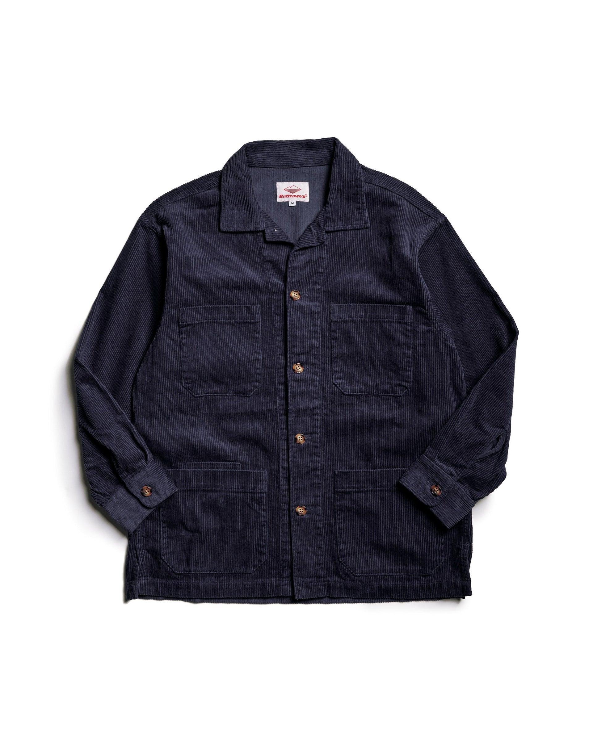 Canyon Shirt Jacket / Navy Corduroy Product Image