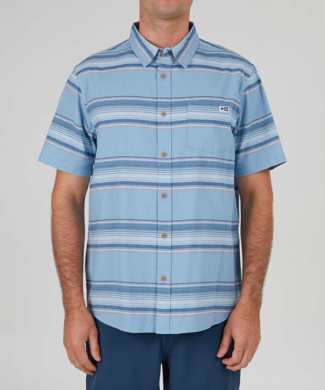 Cortes S/S Woven - Marine Blue Product Image