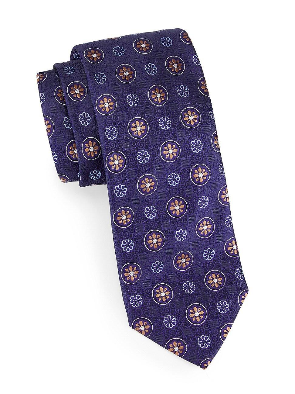 Mens Medallion Silk Tie Product Image