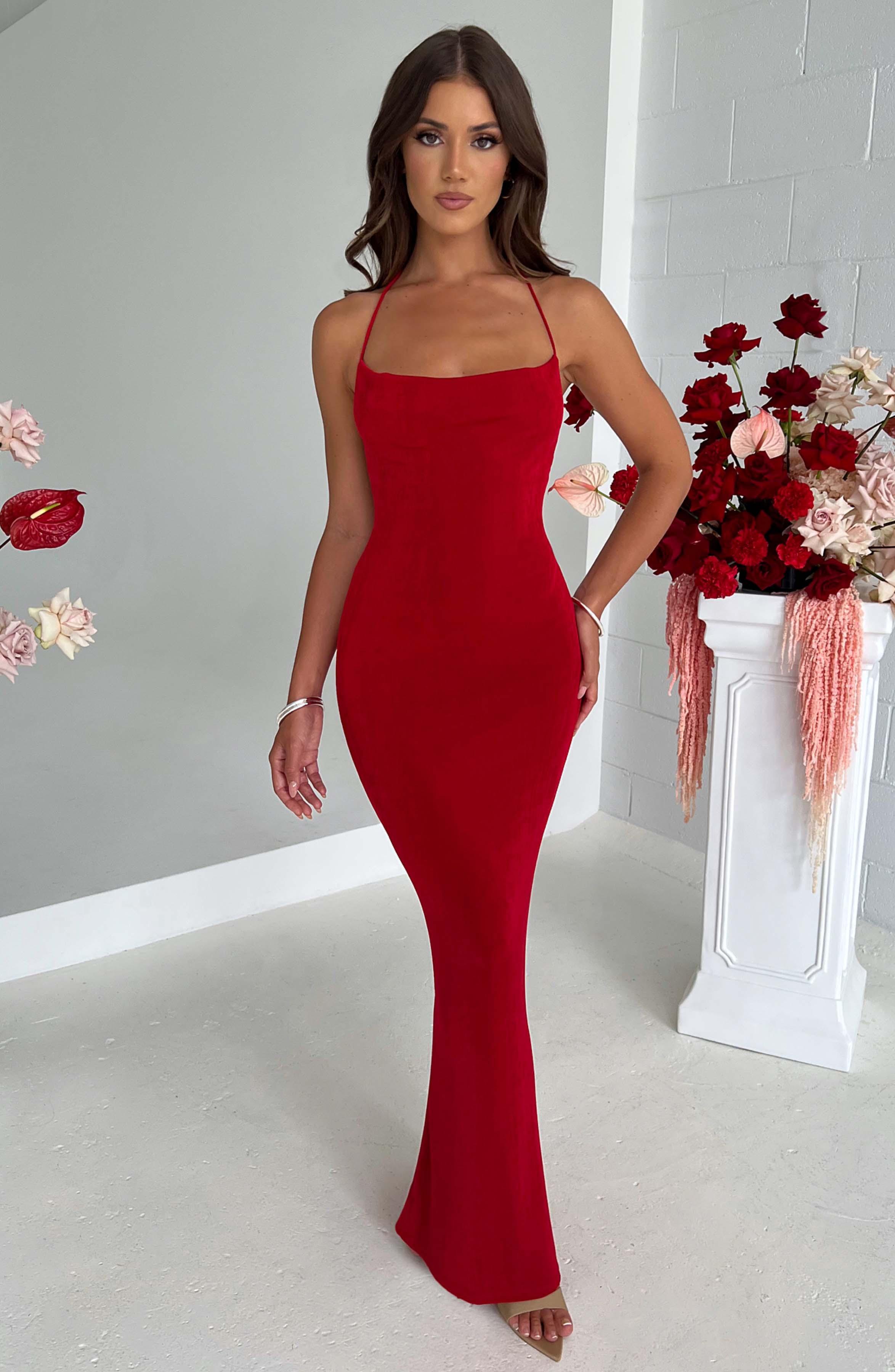 Talisa Maxi Dress - Red Product Image