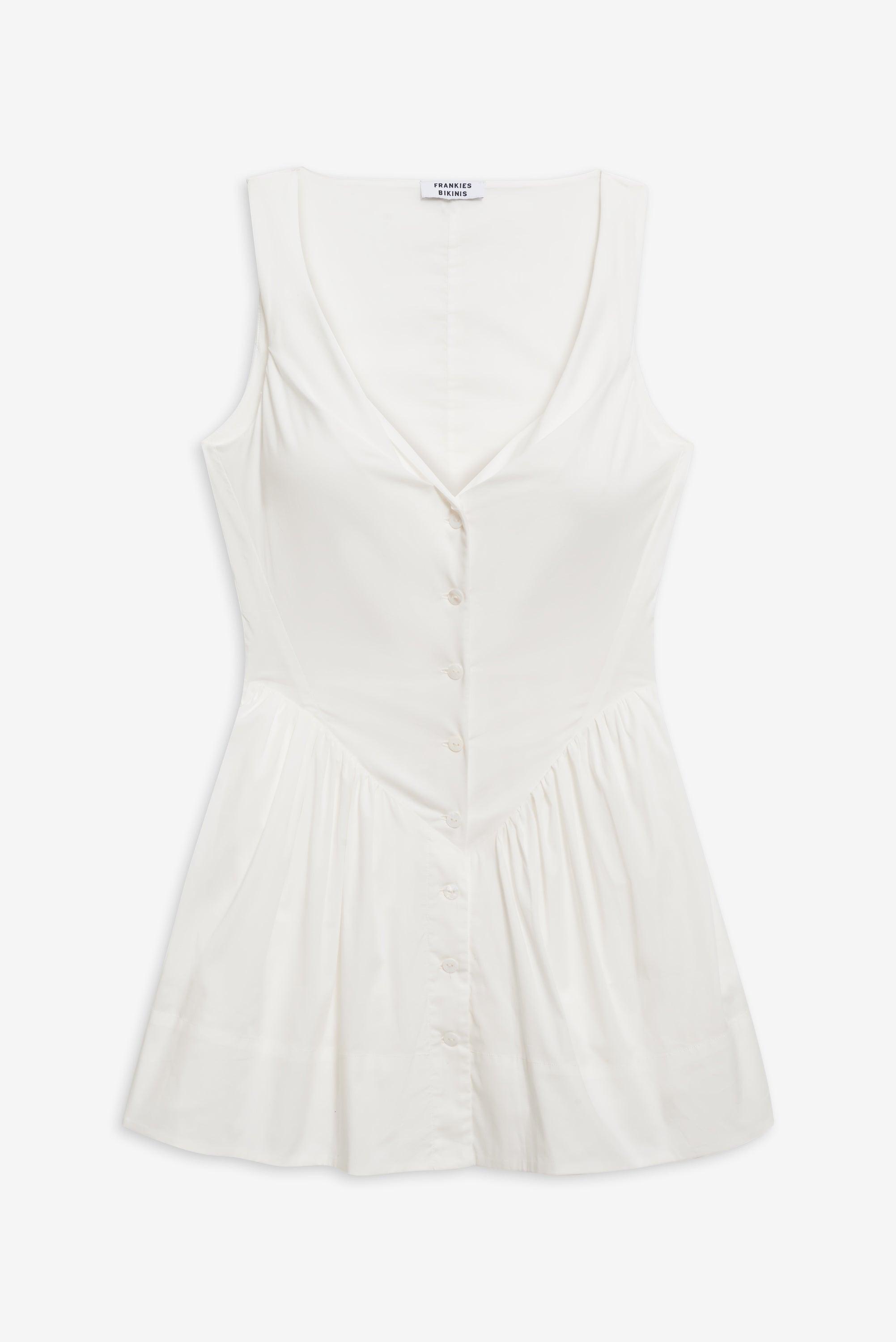 Charlotte Corset  Mini Dress - White Product Image