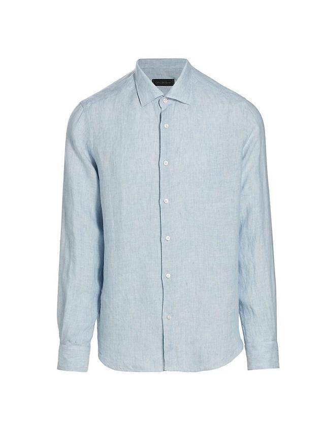 Mens COLLECTION Linen Shirt Product Image