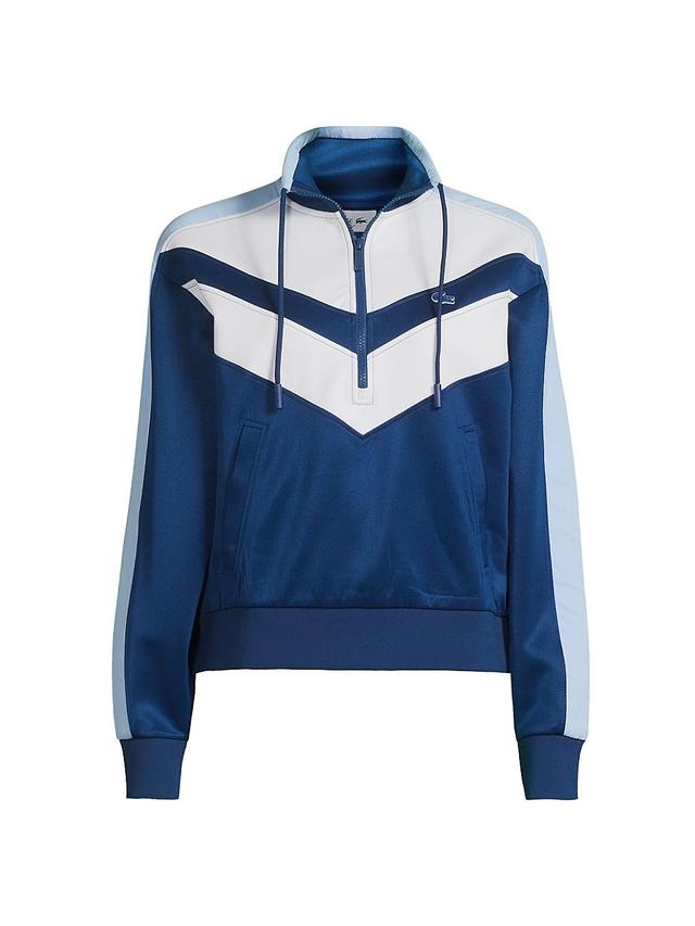 Womens Chevron Quarter-Zip Active Jacket Product Image