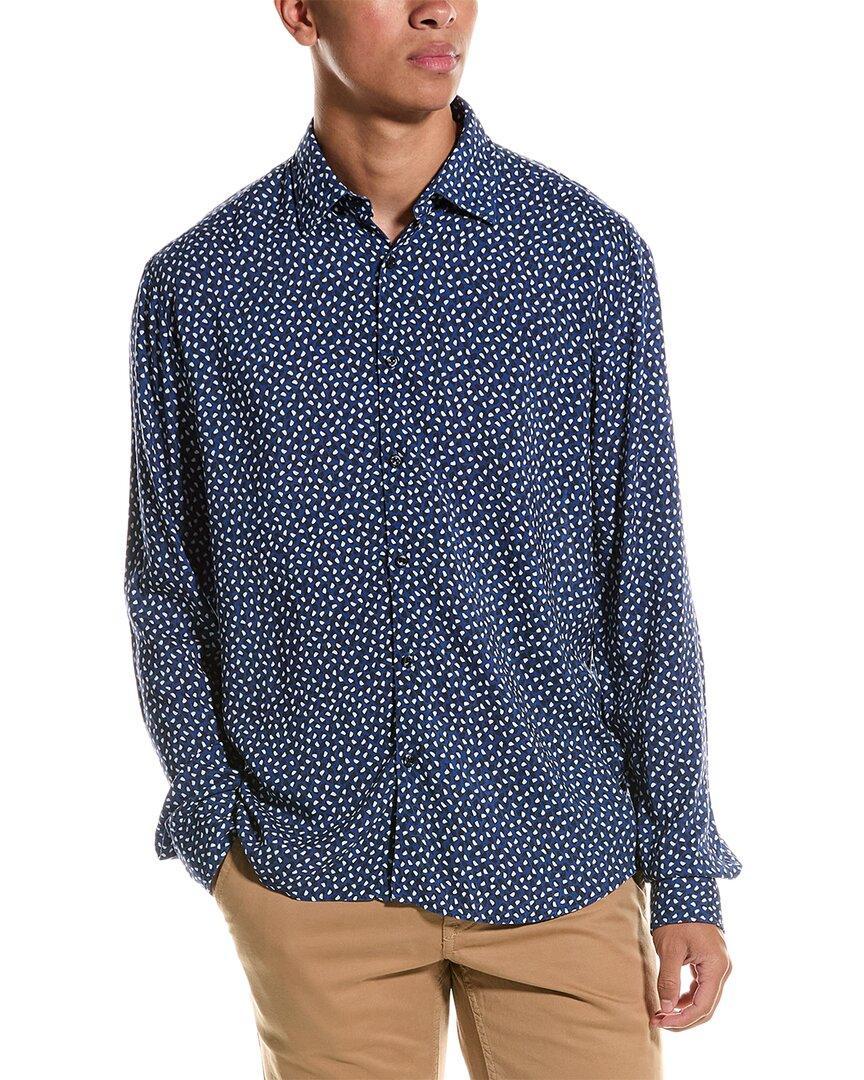 Ermo Woven Shirt In Blue Product Image