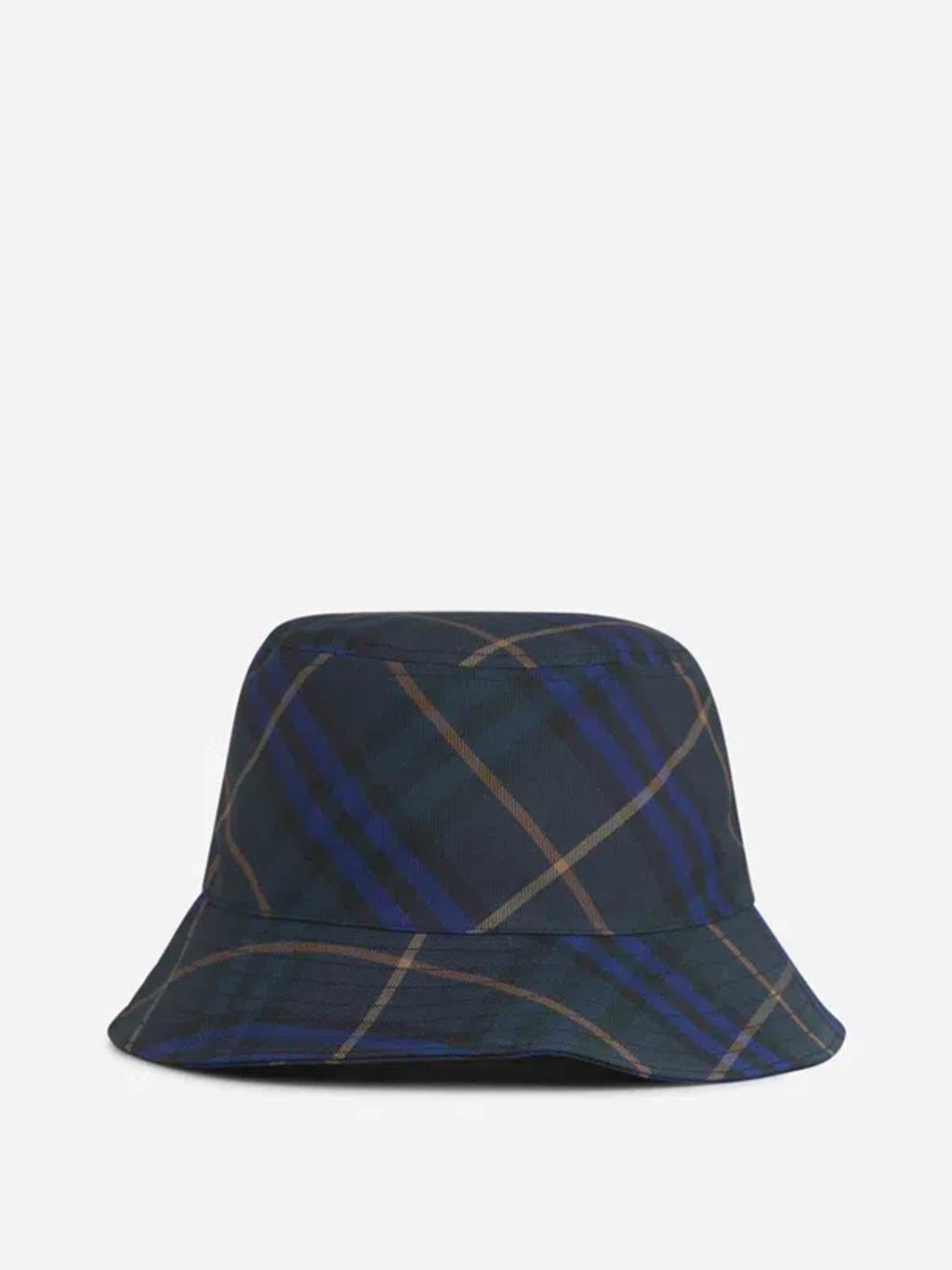 BURBERRY Check Fisherman Hat In Checkered Pattern Product Image