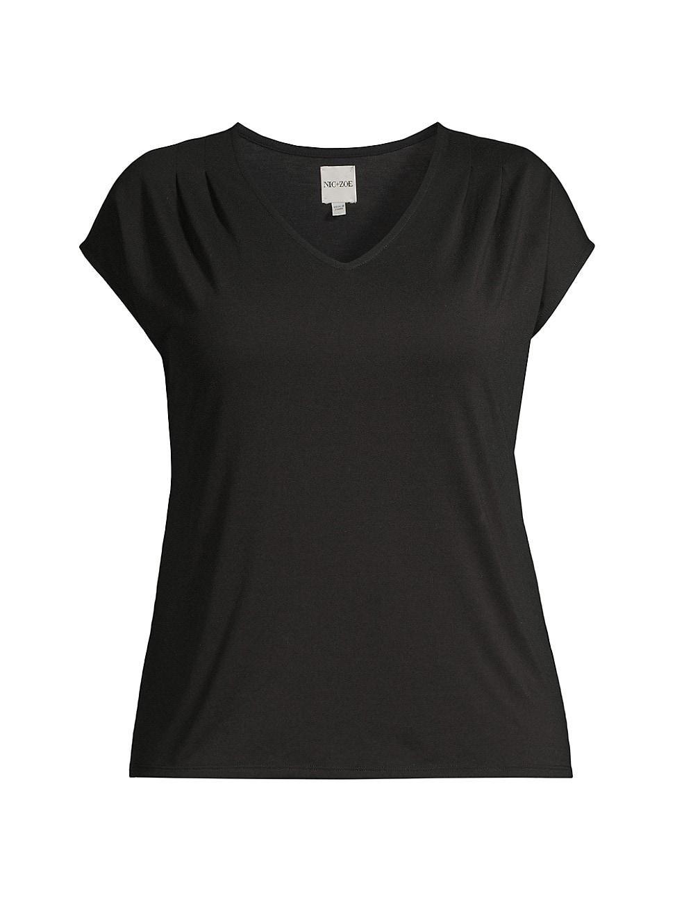 Womens V-Neck Jersey T-Shirt Product Image