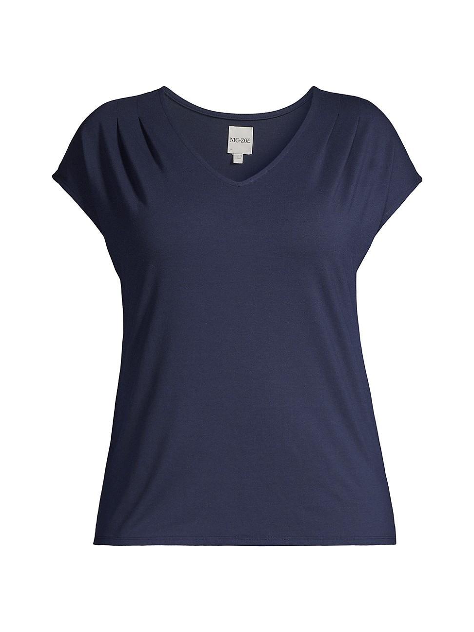 Womens V-Neck Jersey T-Shirt Product Image