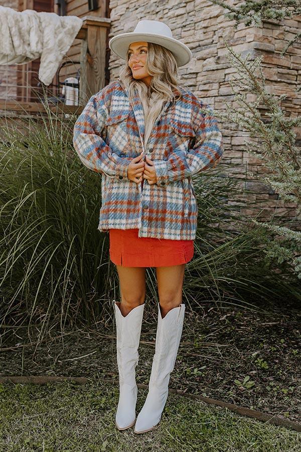 Whistling Woods Plaid Jacket In Riverside Product Image