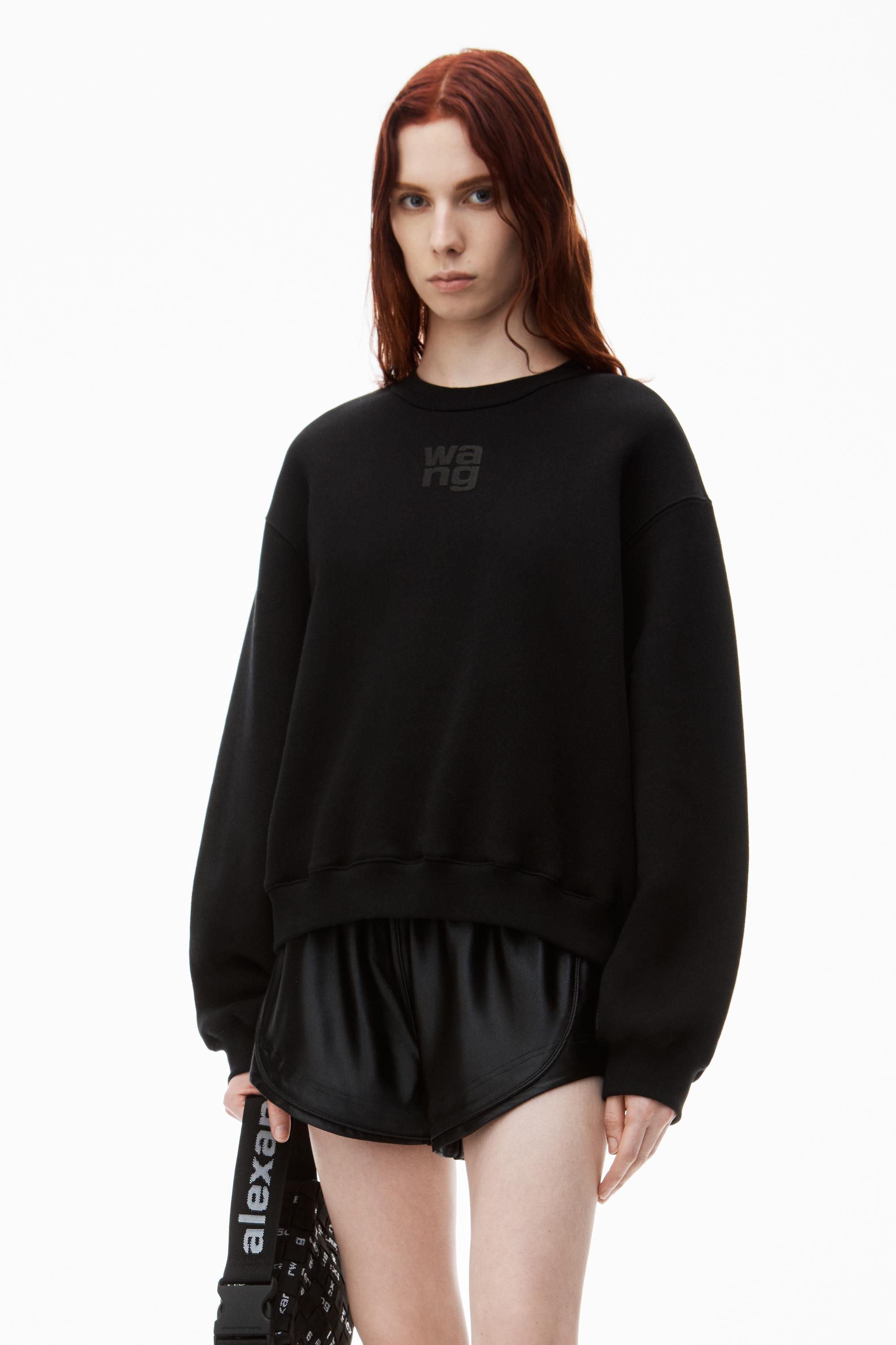 Puff Logo Sweatshirt In Structured Terry Product Image