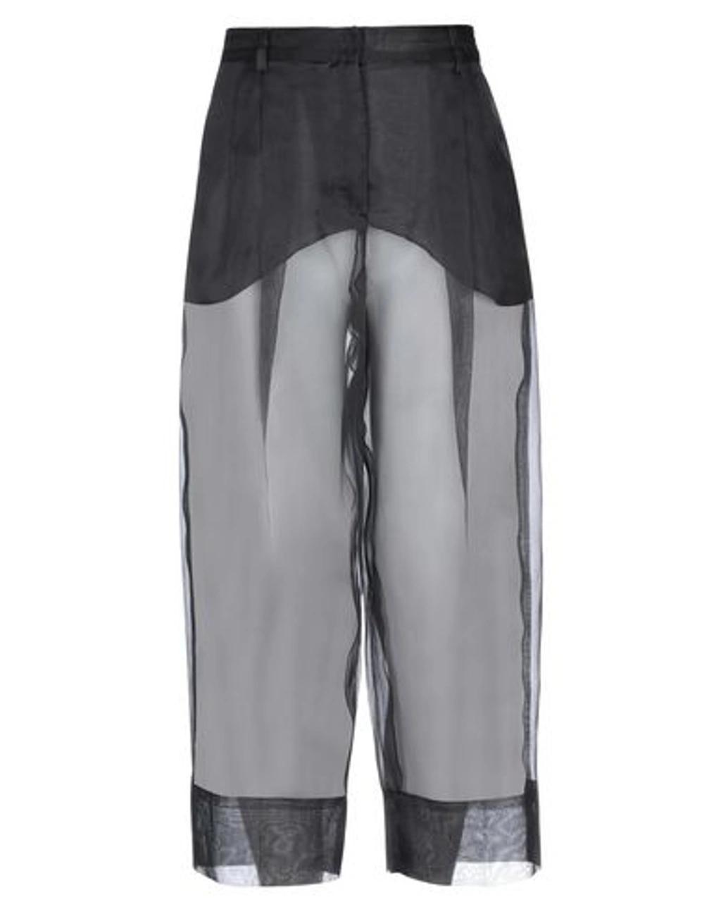 DOLCE & GABBANA Cropped Pants In Black Product Image