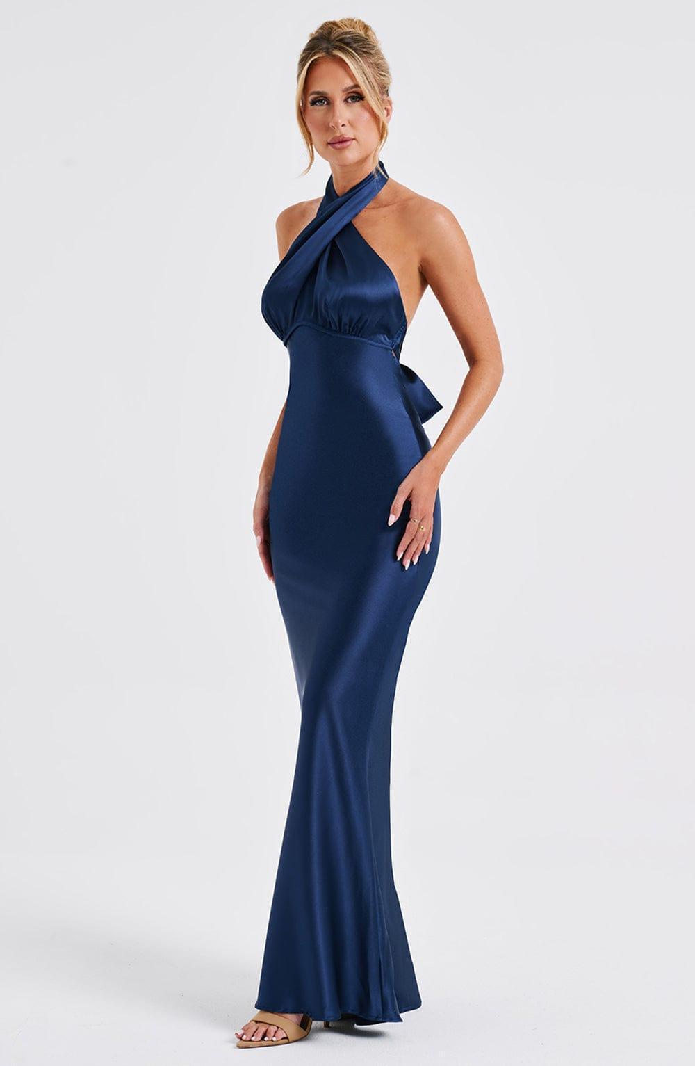 Dimitra Maxi Dress - Navy Product Image