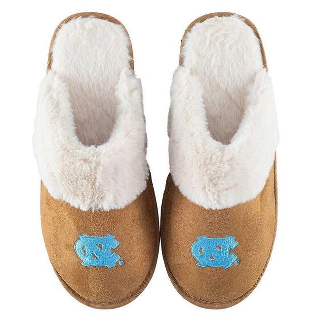 Womens ZooZatz North Carolina Tar Heels Faux Fur Slippers Product Image