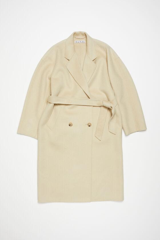 Double-breasted wool coat Product Image