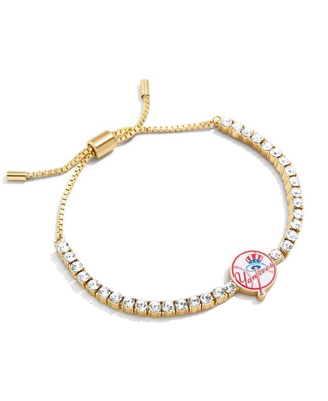 Womens Baublebar New York Yankees Pull-Tie Tennis Bracelet Product Image