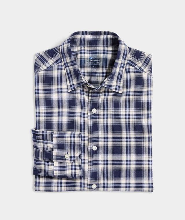 On-The-Go Brushed Twill Plaid Shirt Product Image