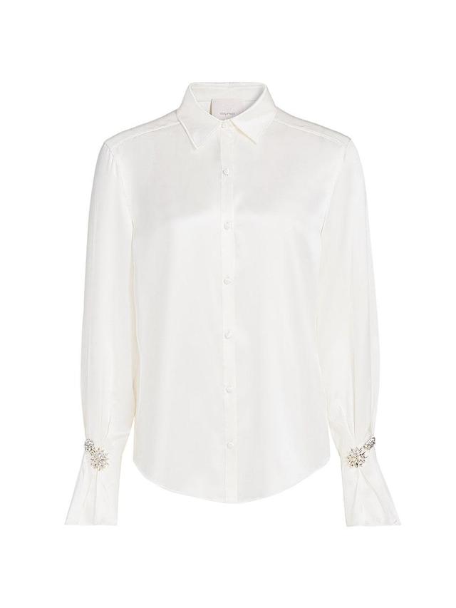 Womens Demetria Silk Blouse Product Image