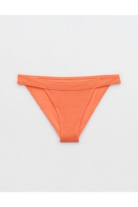 Aerie Crinkle Banded Cheeky Bikini Bottom Women's Product Image