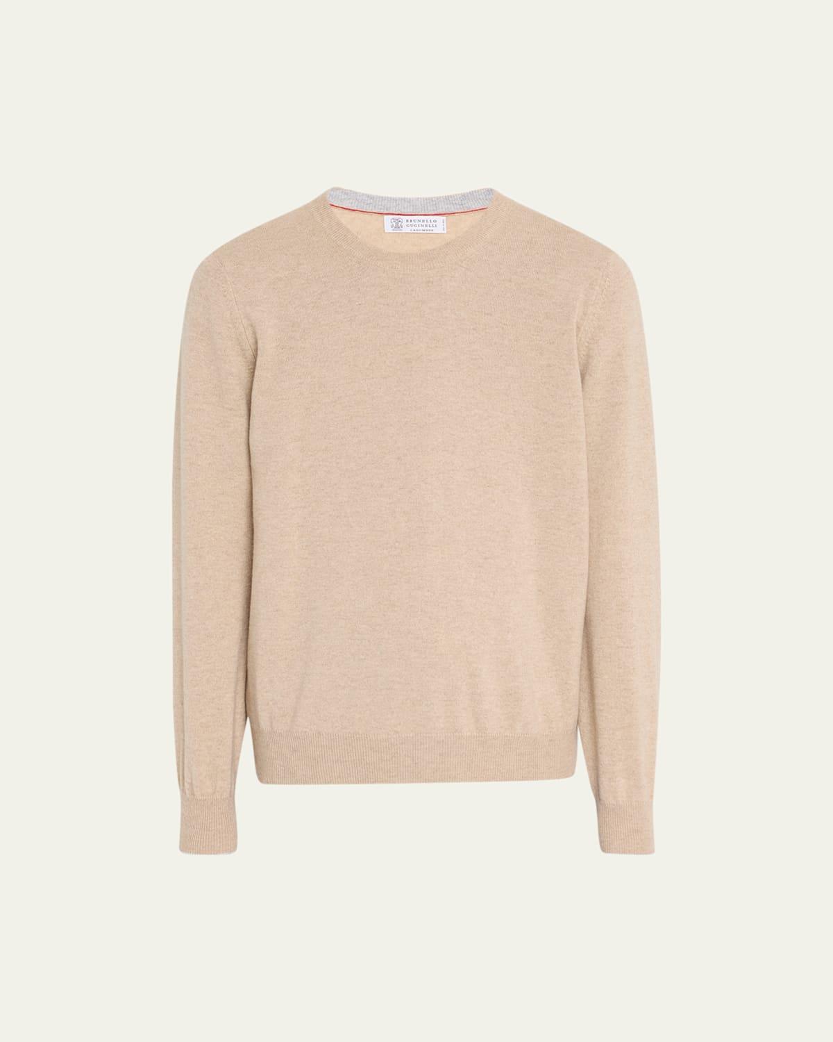 Mens Cashmere Crewneck Sweater Product Image