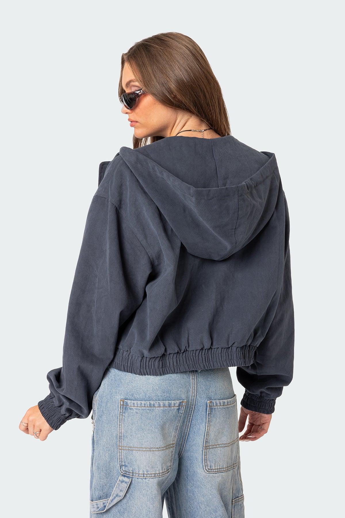 Milly Oversized Cropped Jacket Product Image