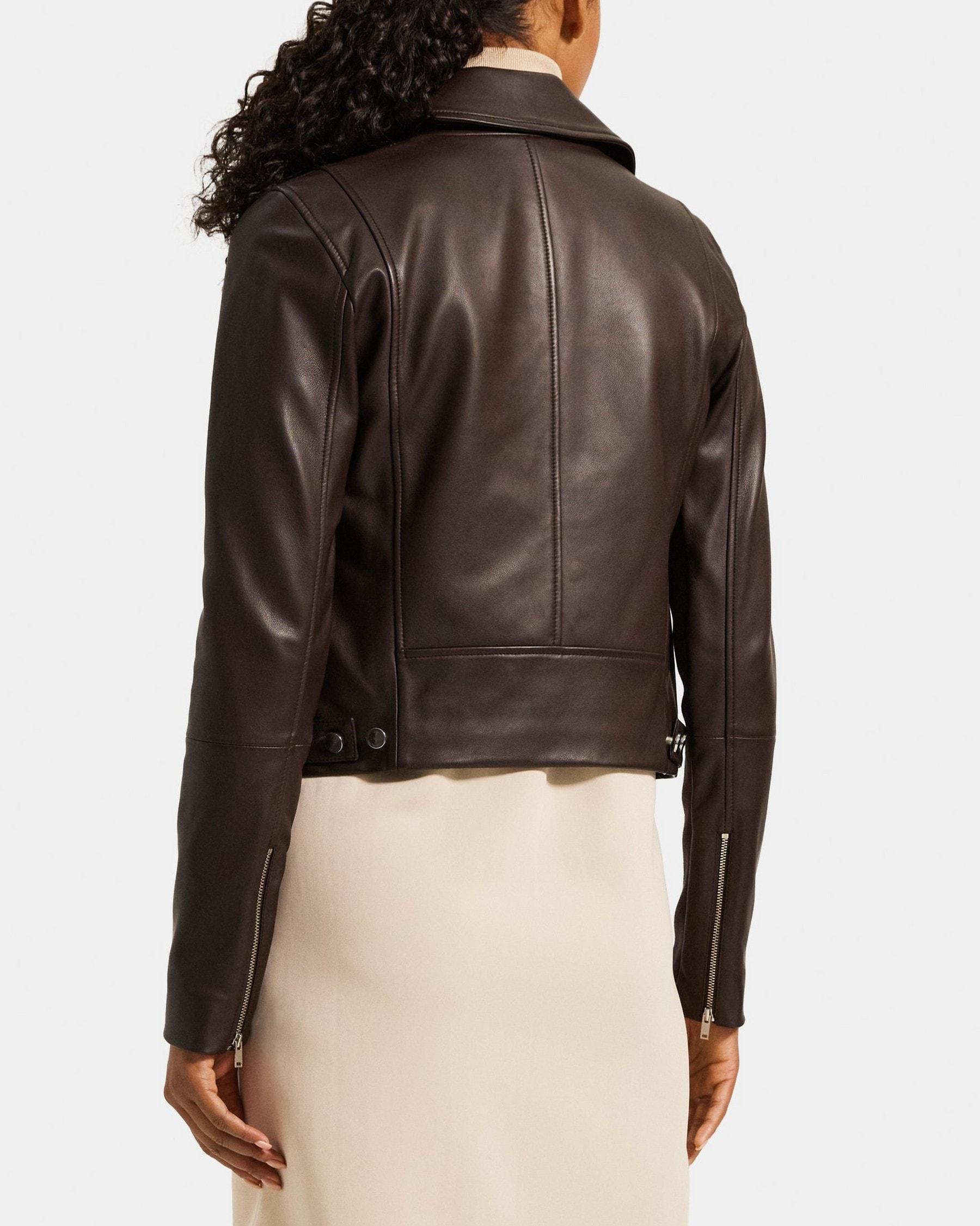 New Moto Jacket in Leather Product Image