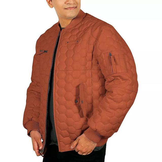 Mens Franchise Ace Quilted Leather Jacket Product Image