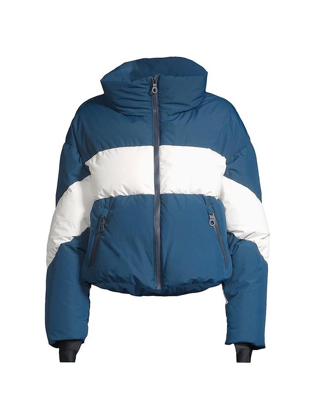 Womens Aosta Striped Down Puffer Jacket Product Image