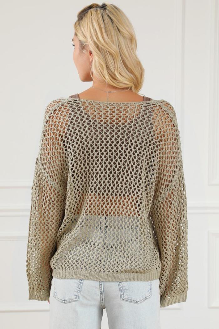 Star Pointelle Sweater Product Image