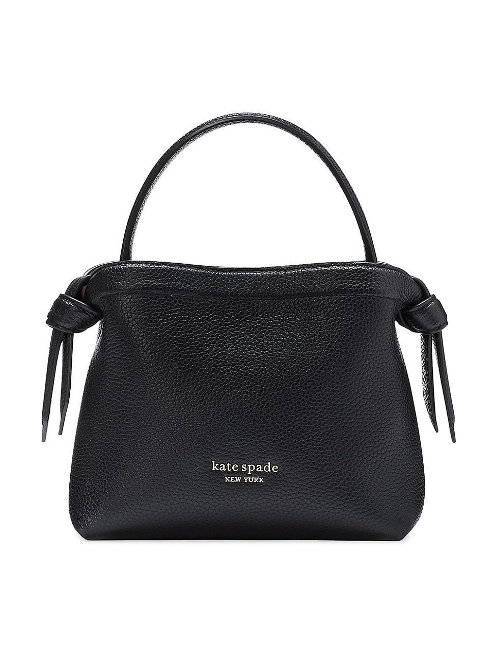 kate spade new york Knott Mini Pebbled Leather Crossbody Product Image