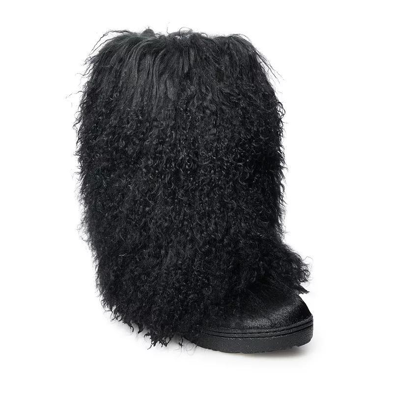 Bearpaw Boetis II Womens Curly Lamb Boots Product Image