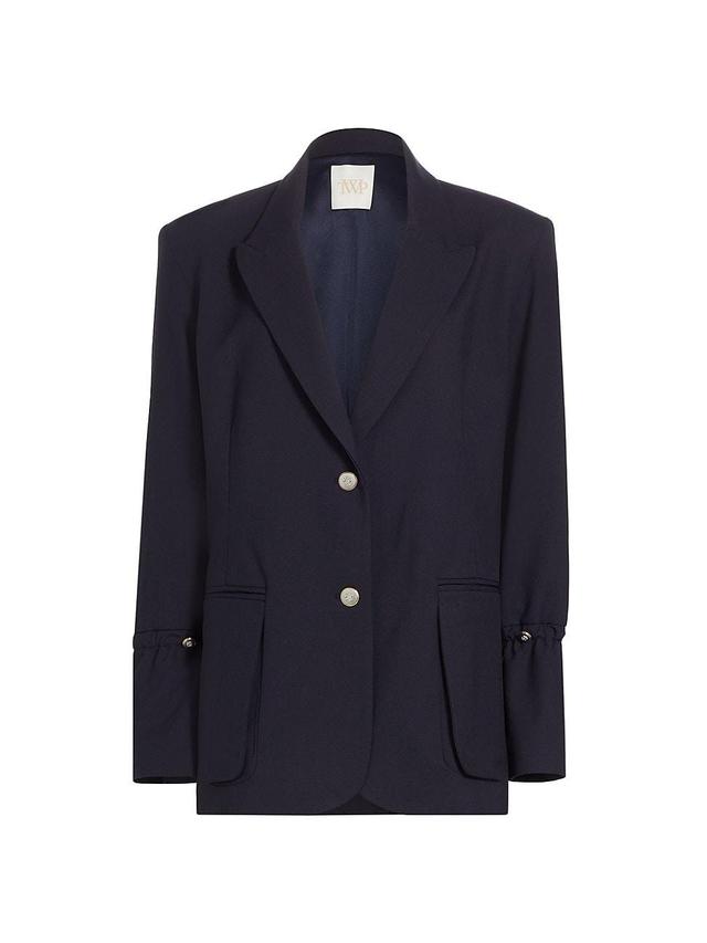 Womens Wool-Blend Boxy Blazer Product Image