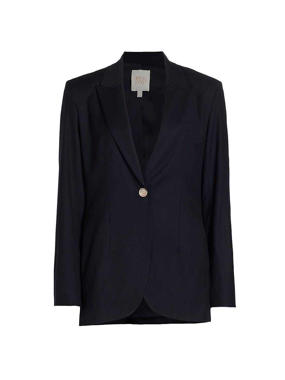 Womens Dinner Wool-Blend Single-Breasted Jacket Product Image