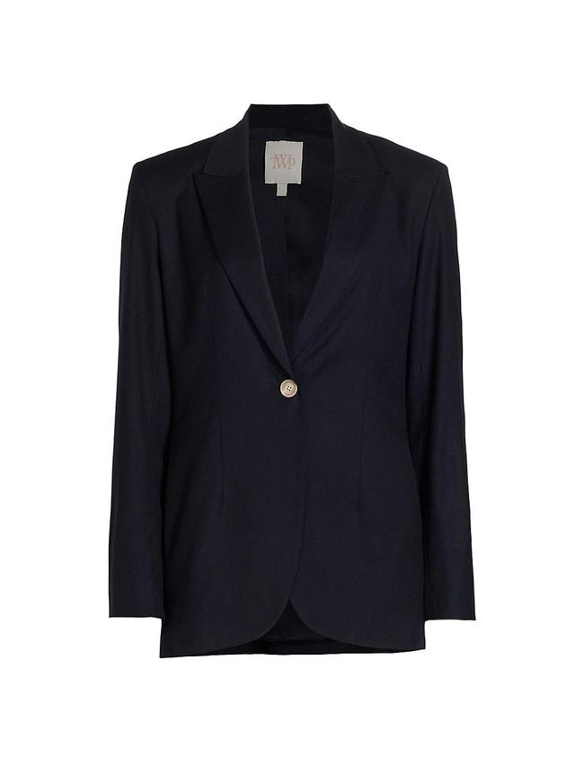 Womens Dinner Wool-Blend Single-Breasted Jacket Product Image